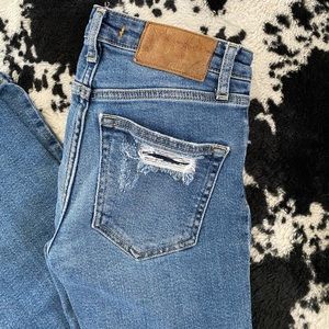 Free People Distress Denim Jeans